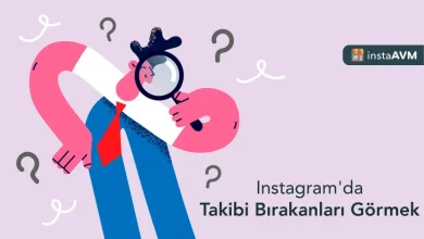 Instagramda takibi bırakanları görmek