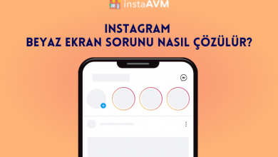 instagram beyaz ekran sorunu