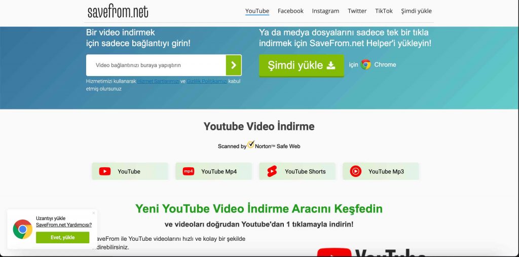 YouTube video indirme için en iyi 5 site