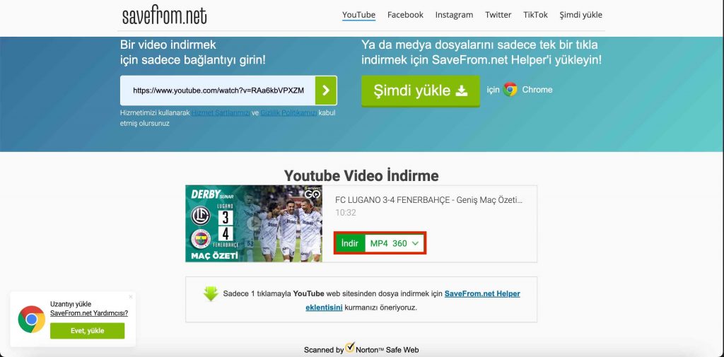 YouTube video indirme için en iyi 5 site