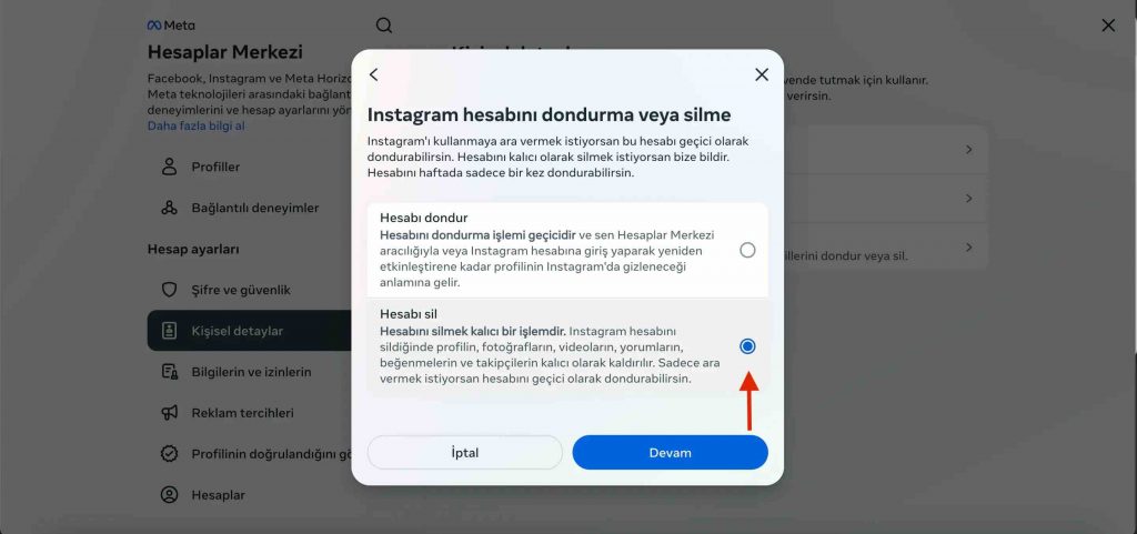 Telefon Üzerinden Instagram Hesabı Silme Adımları