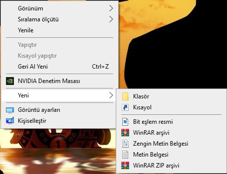 Masaüstü Kısayolu ile Bilgisayarı Otomatik Kapatma