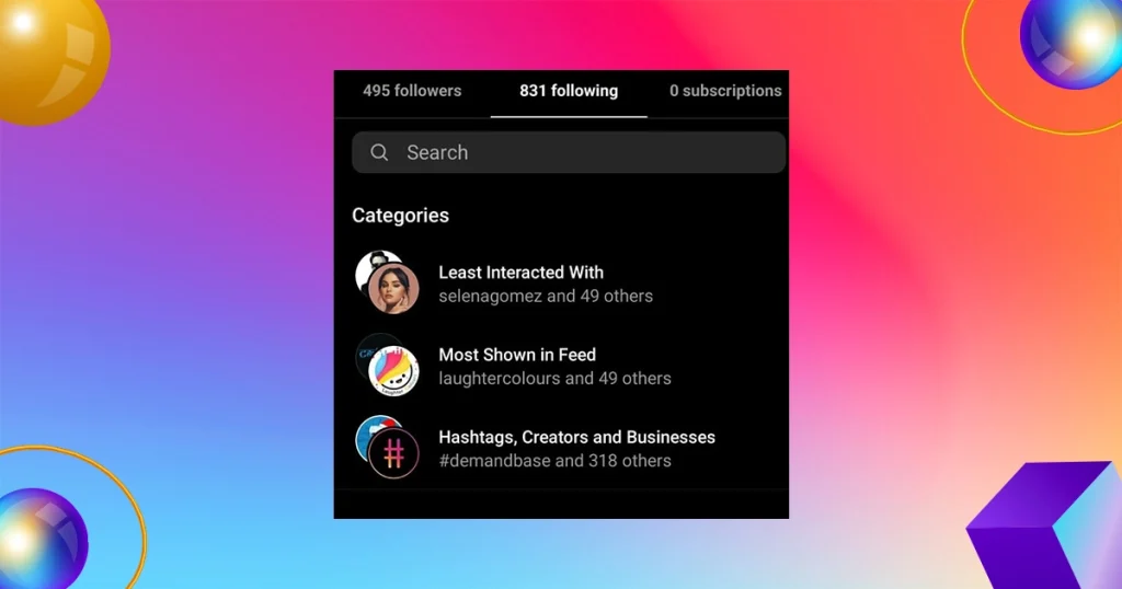 Instagram Arama Önerileri Neye Göre Belirlenir?
