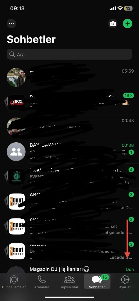 Okundu Bilgisi (Mavi Tik) Özelliğini Kapatmak