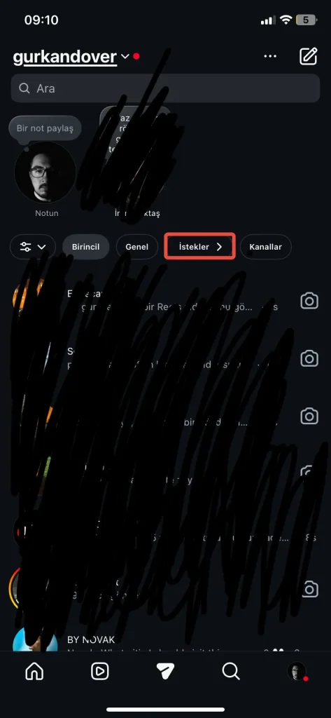 Instagram Mesaj Daveti Nereden Bakılır?
