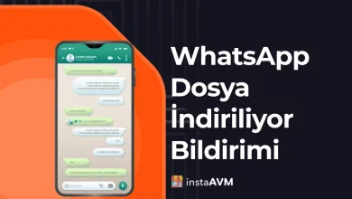 WhatsApp Dosya İndiriliyor Bildirimi