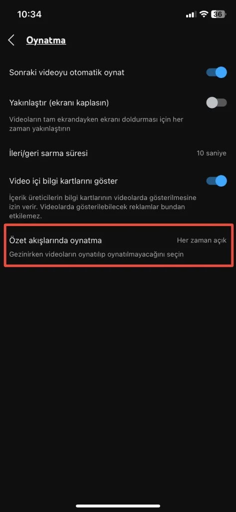 android ve iphoneda youtube shorts kapatma
