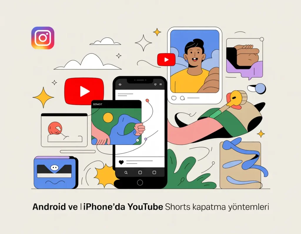 android ve iphoneda youtube shorts kapatma yontemleri