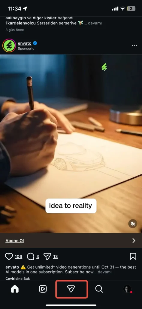 Tek Seferlik Fotoğraf ve Video Gönderim Nasıl Yapılır